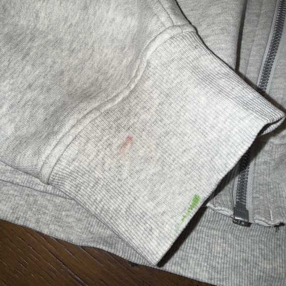 FLAWED Lululemon Scuba Oversized Full-Zip Hoodie Heathered Core Ultra Light Grey - Picture 5 of 13